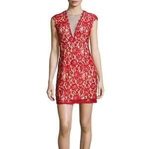 Aidan Mattox Cotton Blend lace dress